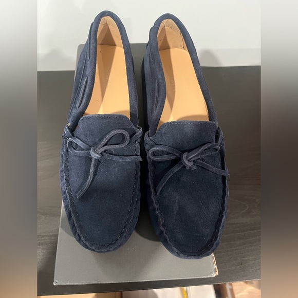 ann taylor suede driving mocassin loafers | size 8 - Picture 3 of 5